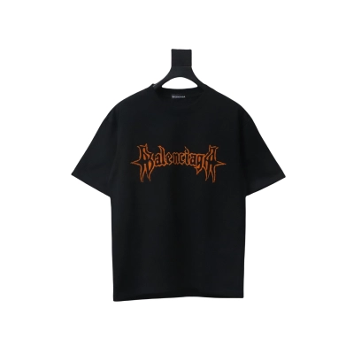 Balenciaga Rock Black T-Shirts 01