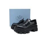 PKGoden Prada Prada black platform loafers