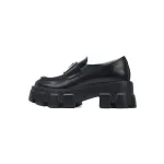 PKGoden Prada Prada black platform loafers