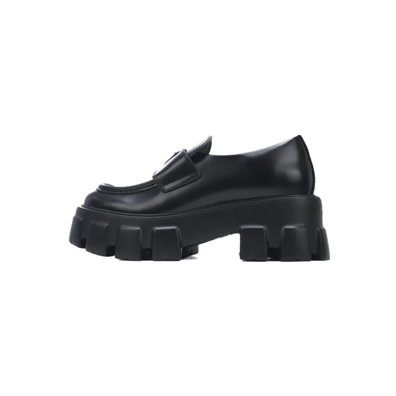 PKGoden Prada Prada black platform loafers