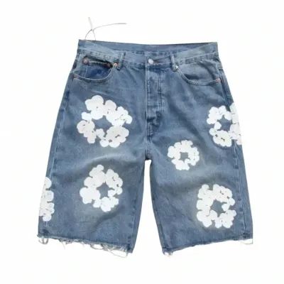 Denim Tears The Cotton Wreath Jean Short 01