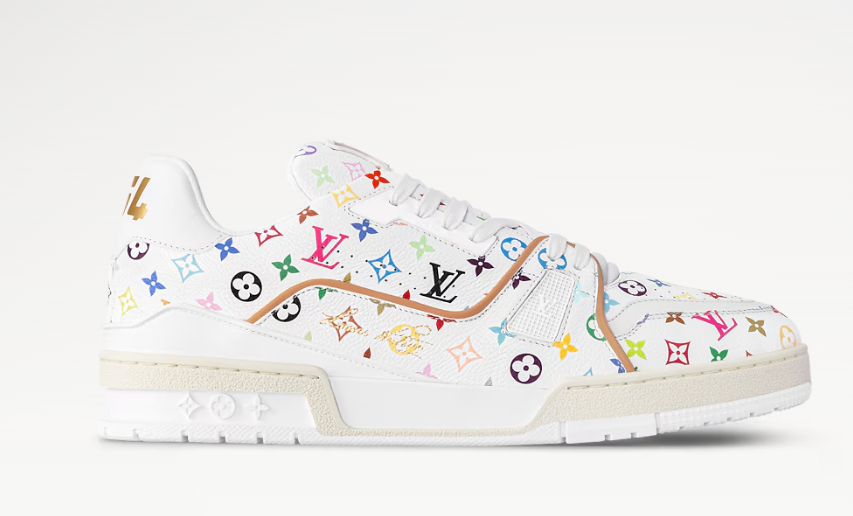 PKGoden Louis Vuitton LV x TM LV Trainer Sneaker White