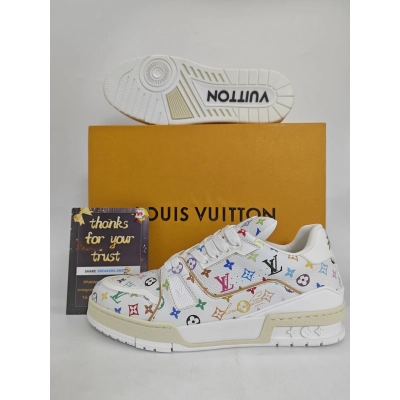 PKGoden Louis Vuitton LV x TM LV Trainer Sneaker White 02