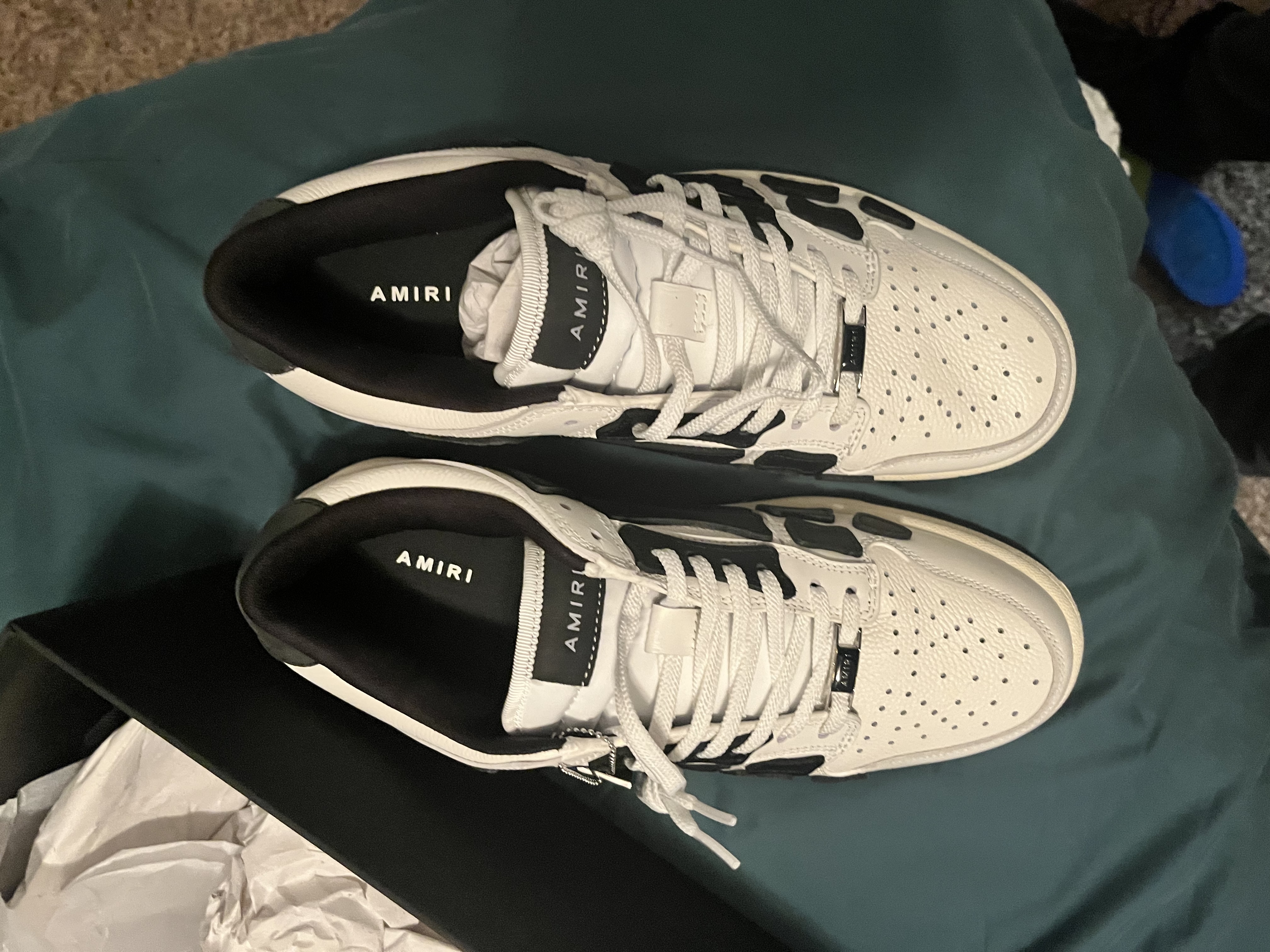 PKGoden AMIRI Skel Top Low Full Whtie Black, MFS003-111 review 0