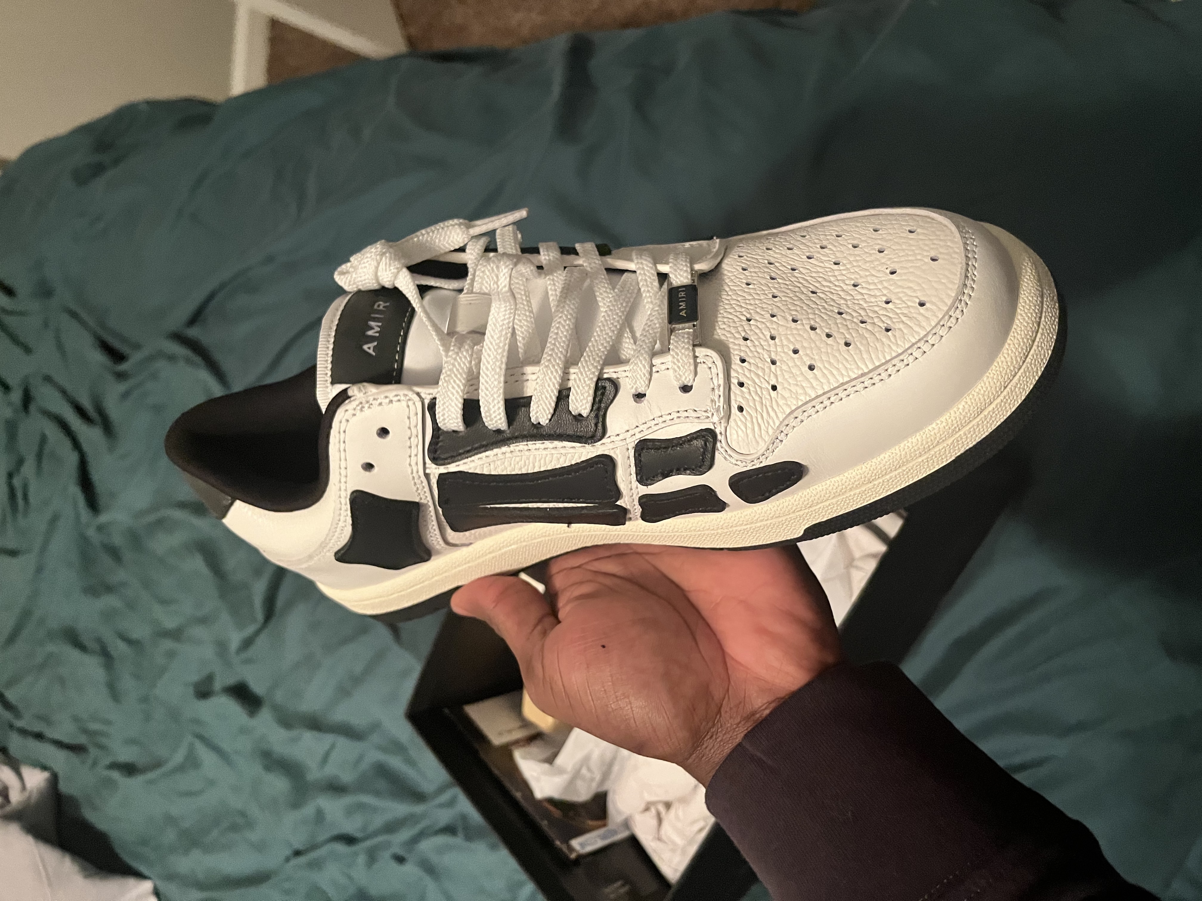 PKGoden AMIRI Skel Top Low Full Whtie Black, MFS003-111 review 1