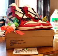 PKGoden ﻿ |  Jordan 1 Retro High Off-White Chicago, AA3834-101 review 0