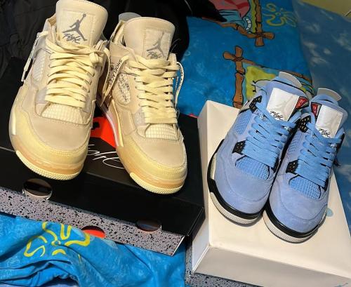 PKGoden  Jordan 4 Retro Off-White Sail (W), CV9388-100 review 