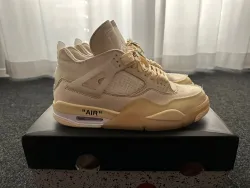 PKGoden  Jordan 4 Retro Off-White Sail (W), CV9388-100 review Kelvin Cardona 02