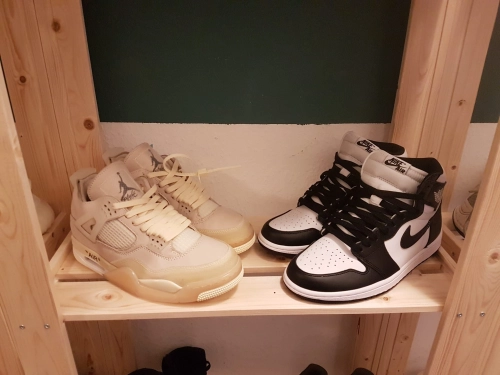 PKGoden  Jordan 4 Retro Off-White Sail (W), CV9388-100 review 