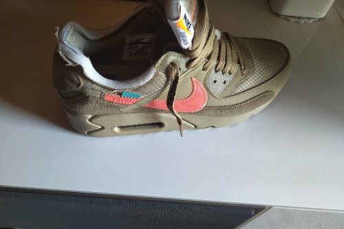 PKGoden  |   Air Max 90 OFF-WHITE Desert Ore, AA7293-200 review 