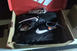 PKGoden  |  Air Max 90 OFF-WHITE Black,AA7293-001 review MT