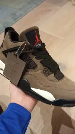 PKGoden  |  Travis Scott Jordan 4 Retro Brown , AJ4-882335 review Gloria Harvey