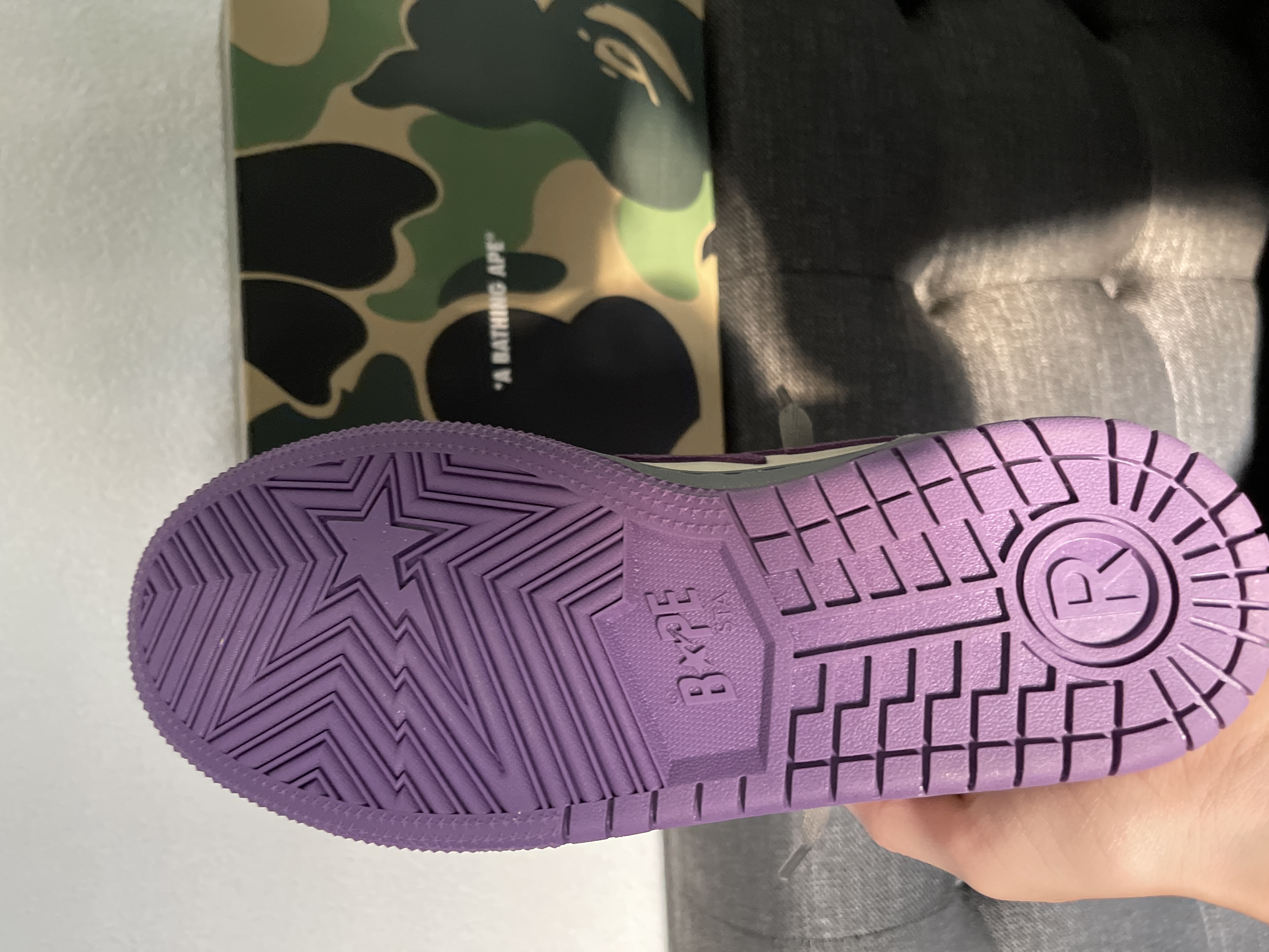PKGoden  |  Bapesta Sk8 Sta Low Purple 1G70-191-032  review 2