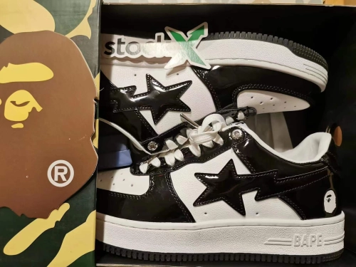 PKGoden  Bapesta Sk8 Sta Low White Black 1G70-109-0001 review 