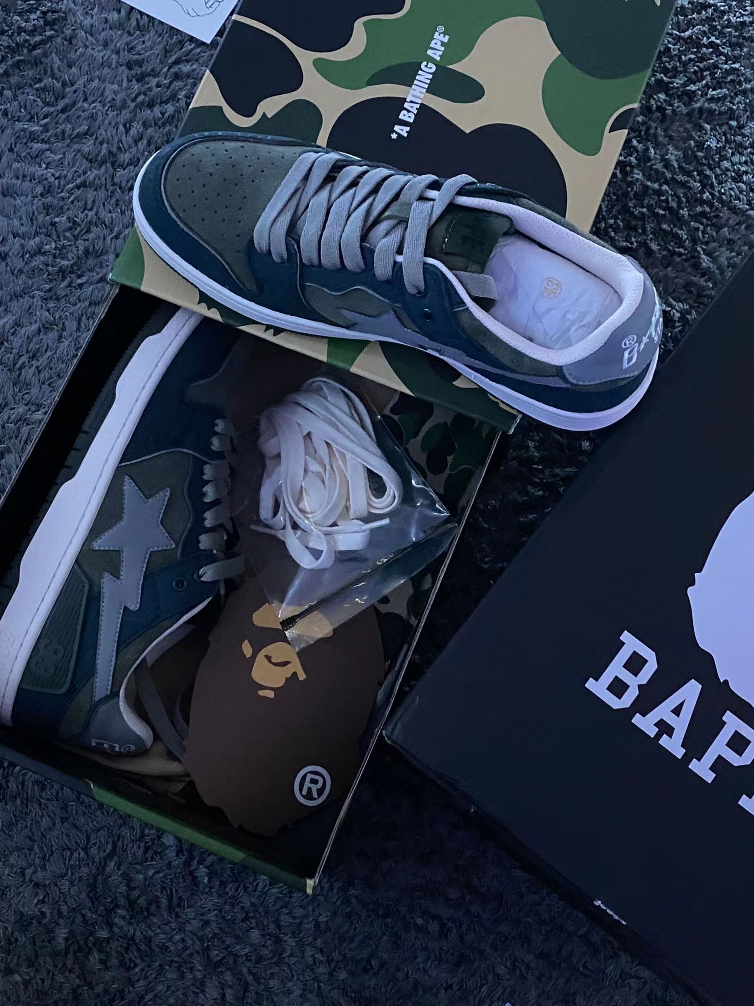 PKGoden  |  Bapesta Sk8 Sta Low 1G70-109-0010 review Woll 02