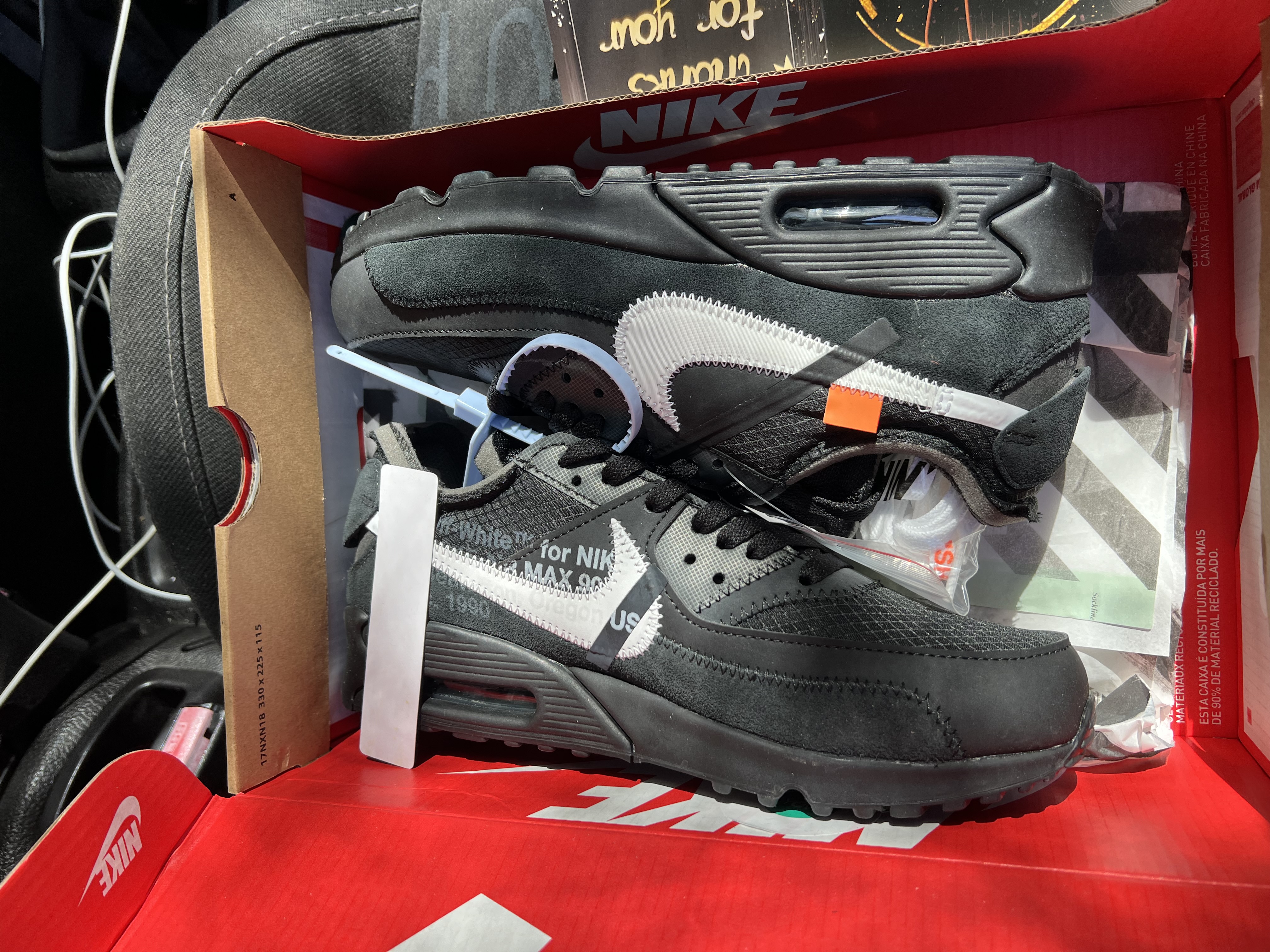 PKGoden  |  Air Max 90 OFF-WHITE Black,AA7293-001 review DaveM