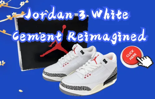 New Releasesneakers-Jordan 3 White Cement Reimagined
