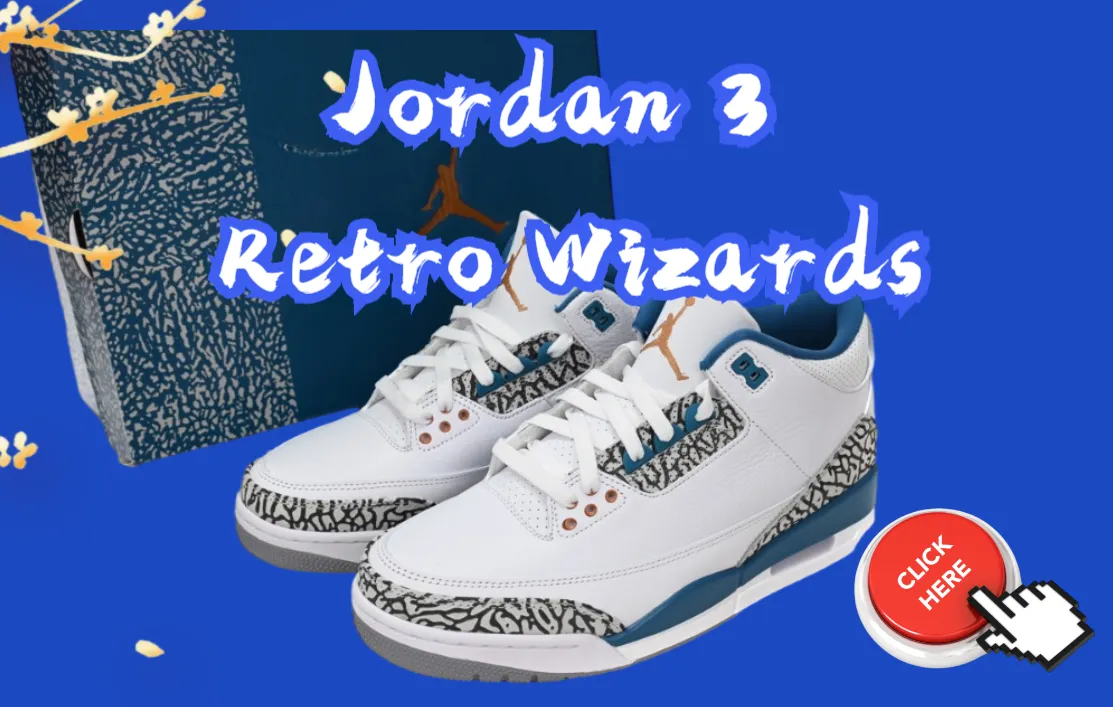 New Releasesneakers_Jordan 3 Retro Wizards, CT8532-148