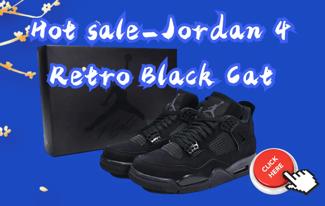 Best ReleaseSneakers-G5 Jordan 4 Retro Black Cat 