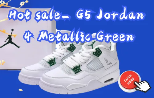 Best ReleaseSneakers-G5 Jordan 4 Retro Metallic Green, CT8527-113