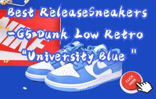 Best ReleaseSneakers-G5 Dunk Low Retro .“University Blue＂,DD1391-102 