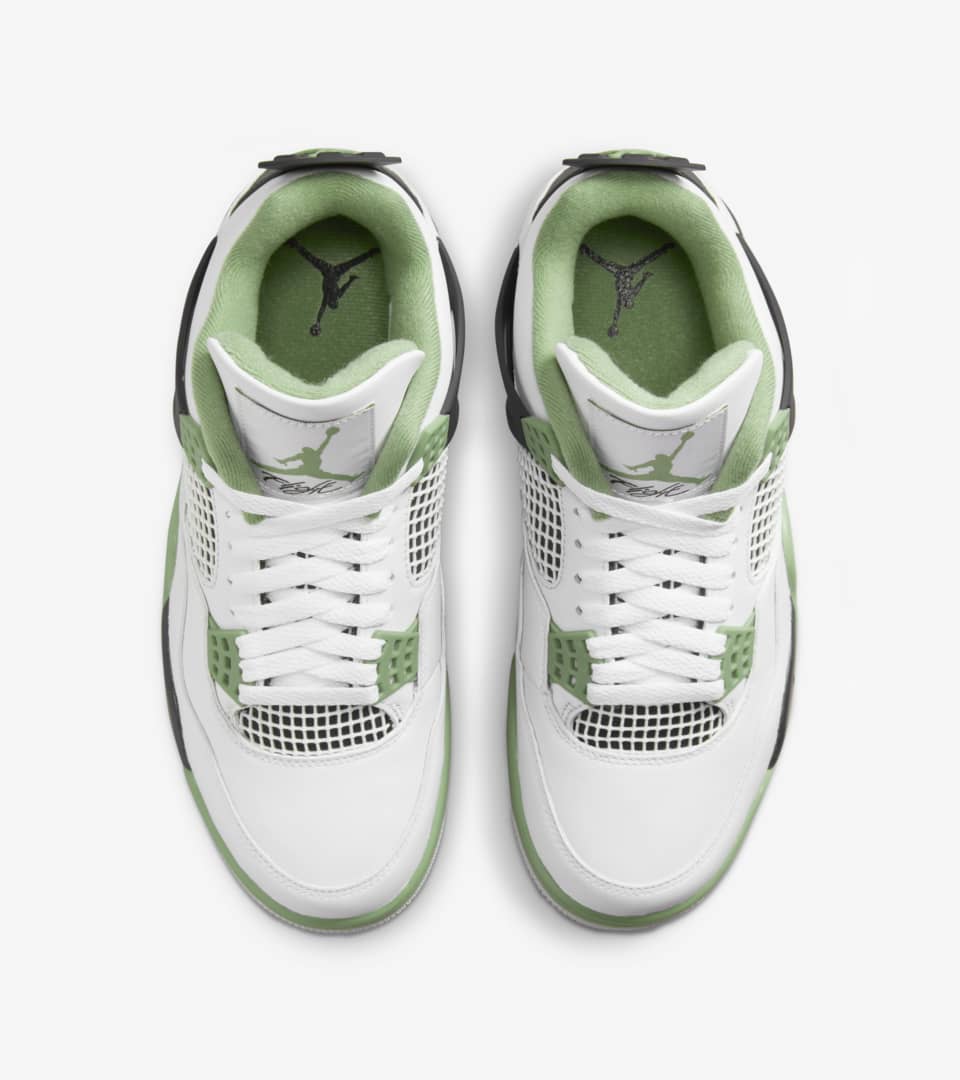 Women's Air Jordan 4 'Oil Green' (AQ9129-103) Release Date. Nike SNKRS
