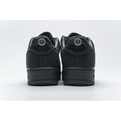 Chan Air Force 1 Low Stussy Black CZ9084-001