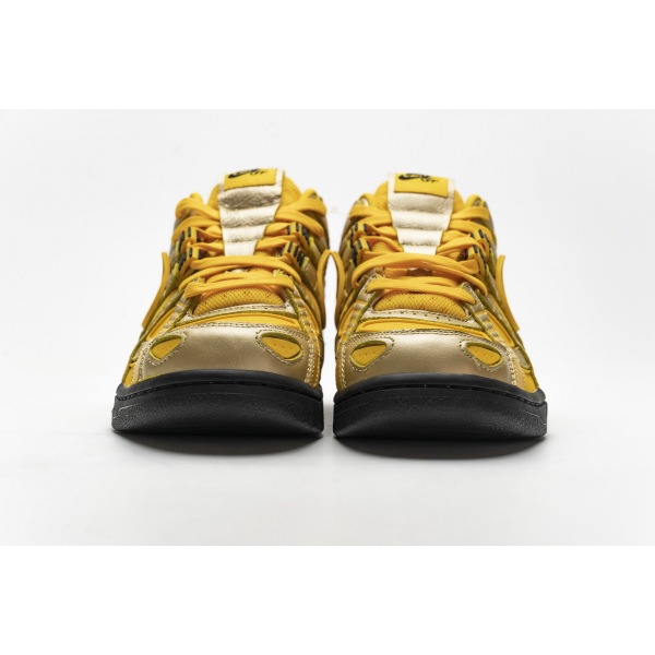 Chan Air Rubber Dunk Off-White University Gold CU6015-700