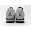 Chan Jordan 4 White Green Red AQ3816-063