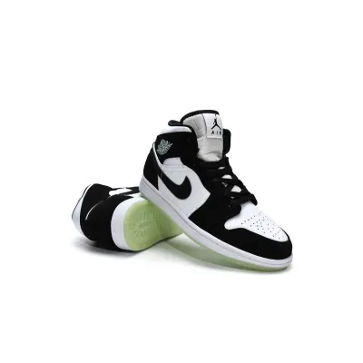 Jordan 1 Mid White Black Teal Tint BQ6931-103