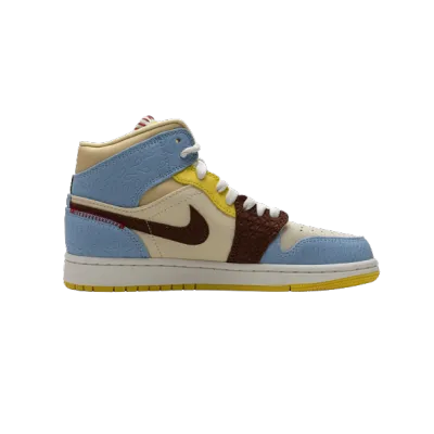 Jordan 1 Mid SE Fearless Maison Chateau Rouge CU2803-200