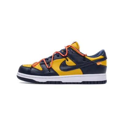 Nike Dunk Low Off-White University Gold Midnight Navy CT0856-700