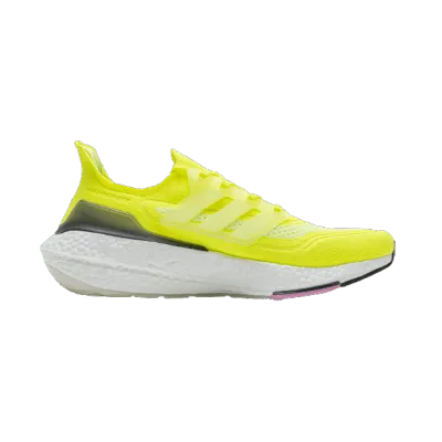 Adidas Ultra Boost 21 Solar Yellow Pink FY0373