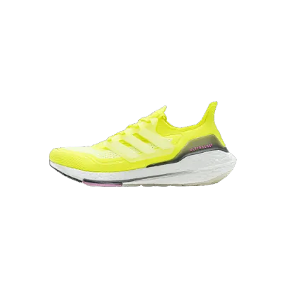 Adidas Ultra Boost 21 Solar Yellow Pink FY0373