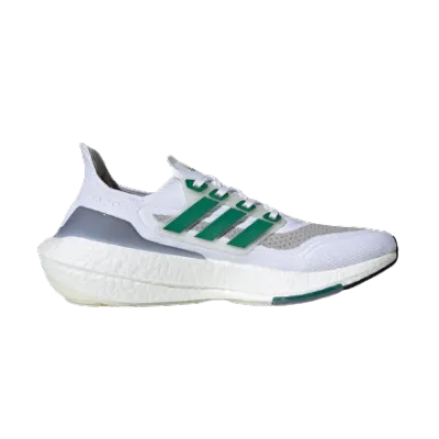 Adidas Ultra Boost 21 White Sub Green FZ2326