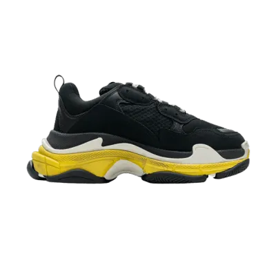 Balenciaga Triple S Black Yellow White 534162-W09OG-1087