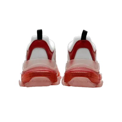 Balenciaga Triple S Clear Sole White Red 544351-W09OH-6506