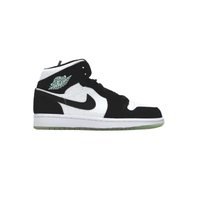 Jordan 1 Mid White Black Teal Tint BQ6931-103