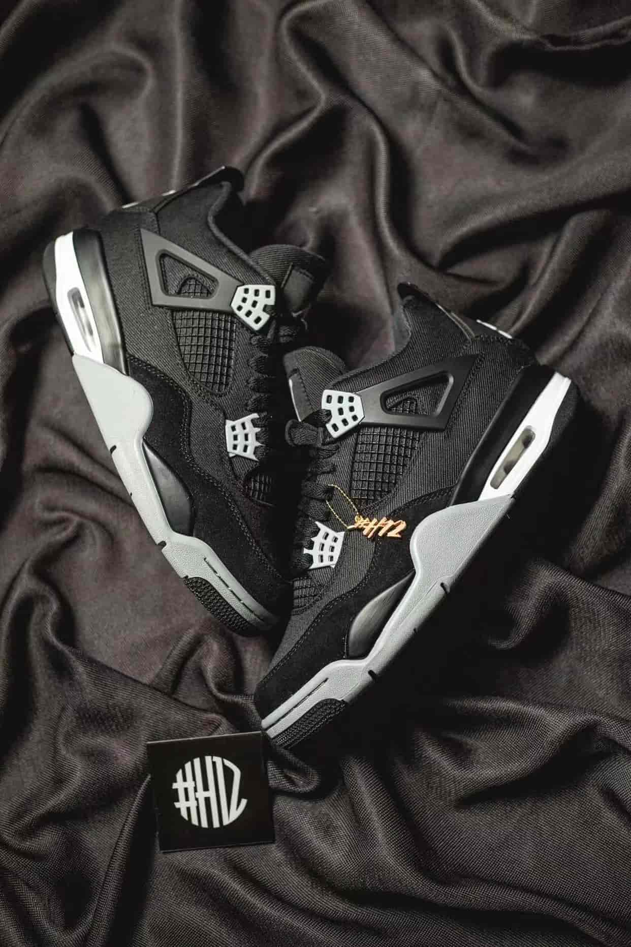 Stealth Style: Unraveling the Jordan 4 Black Canvas Reps
