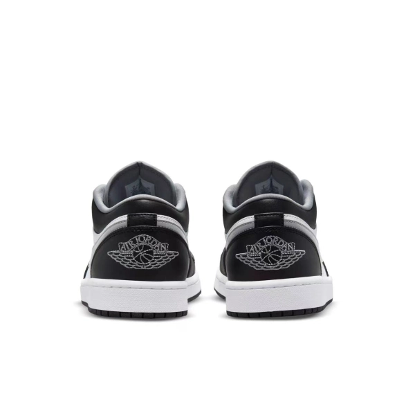  Jordan 1 Low Black White Grey 553558-040