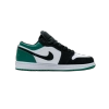 Jordan 1 Low White Black Mystic Green 553558-113