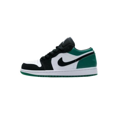 Jordan 1 Low White Black Mystic Green 553558-113
