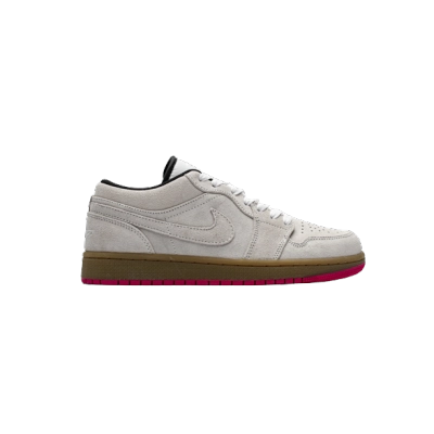 Jordan 1 Low White Gum Hyper Pink 553558-119