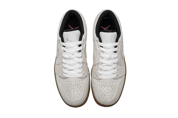 Jordan 1 Low White Gum Hyper Pink 553558-119