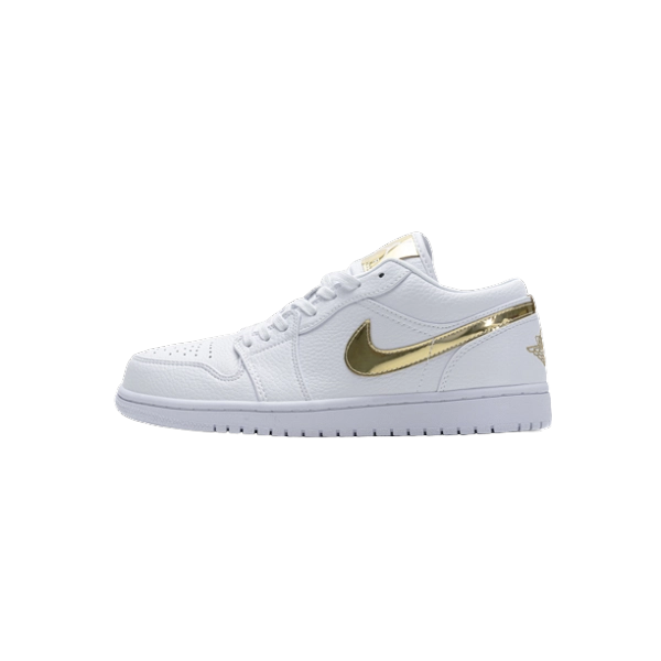 Jordan 1 Low White Metallic Gold CZ4776-100
