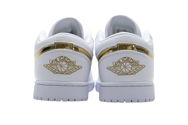 Jordan 1 Low White Metallic Gold CZ4776-100