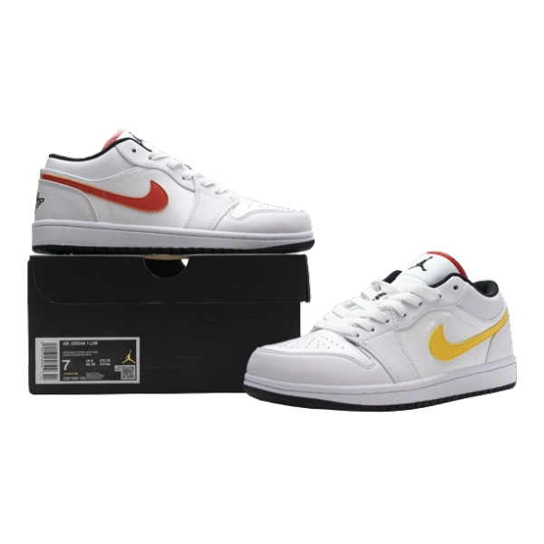 Jordan 1 Low White Multi-Color CW7009-100