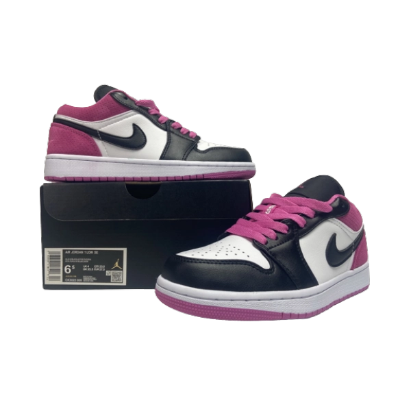 Jordan 1 Low Black Active Fuchsia CK3022-005
