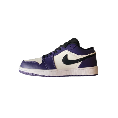 Jordan 1 Low Court Purple White 553558-500