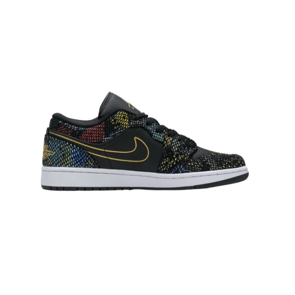 Jordan 1 Low Multicolor Snakeskin (2020) CW5580-001